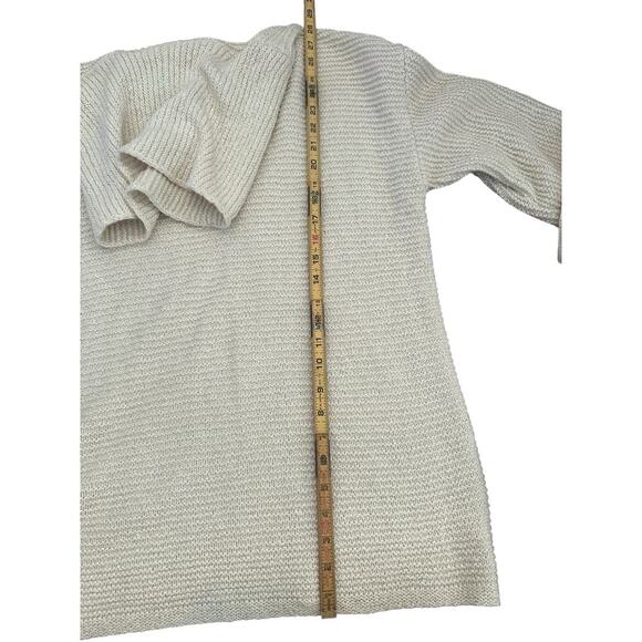 J.Jill Women's Cream Chenille Cowl Neck Pullover chunky Sweater Size 2X - Picture 5 of 7